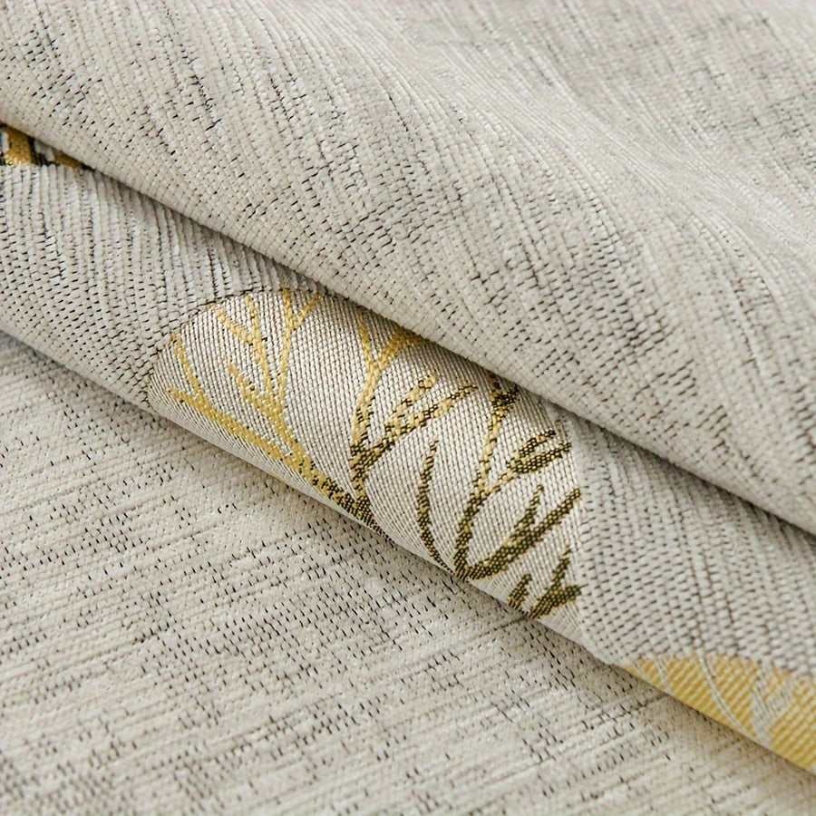 Velvet Tree Pattern Sofa Throw Pillow - Pet-Friendly 1-4 Seater, Chenille Cover