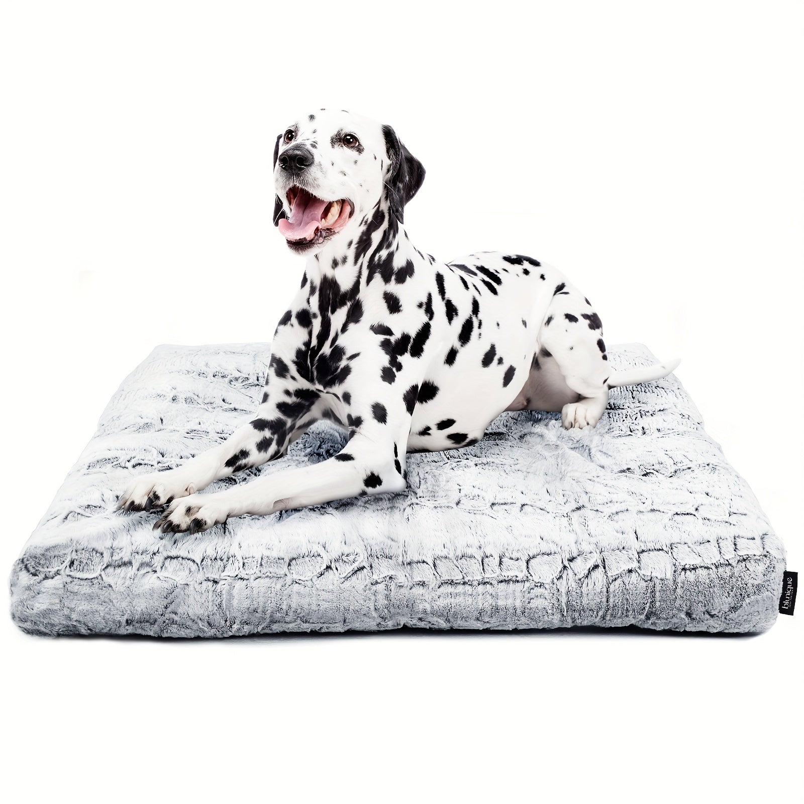 Washable Dog Bed for Medium & Large Dogs – Soft Faux Fur Crate Mat