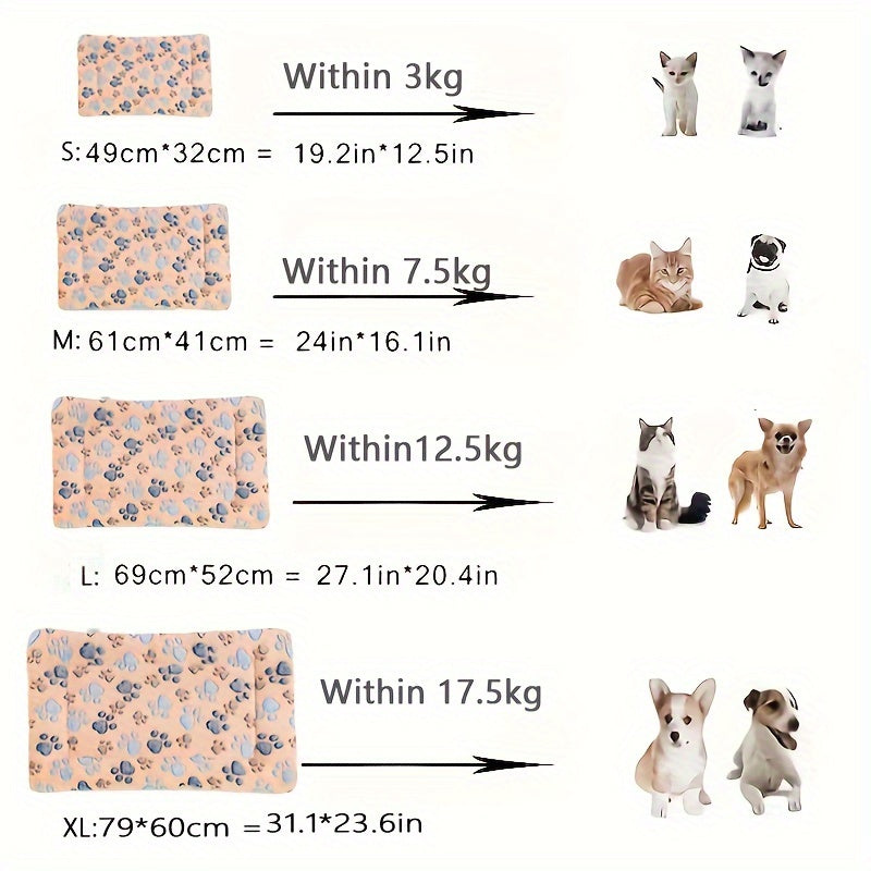 Warm Pet Mats for Autumn & Winter – Soft Cozy Pads for Dogs & Cats