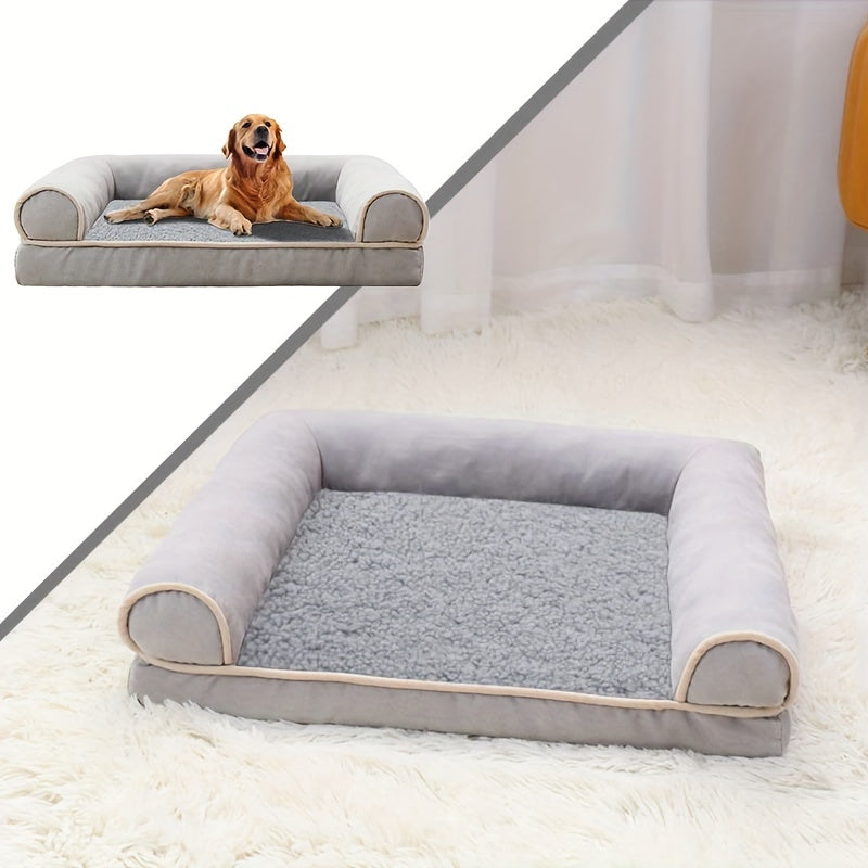 Cozy Pet Sofa Bed for Dogs & Cats – Warm, Breathable & Thickened for Deep Sleep