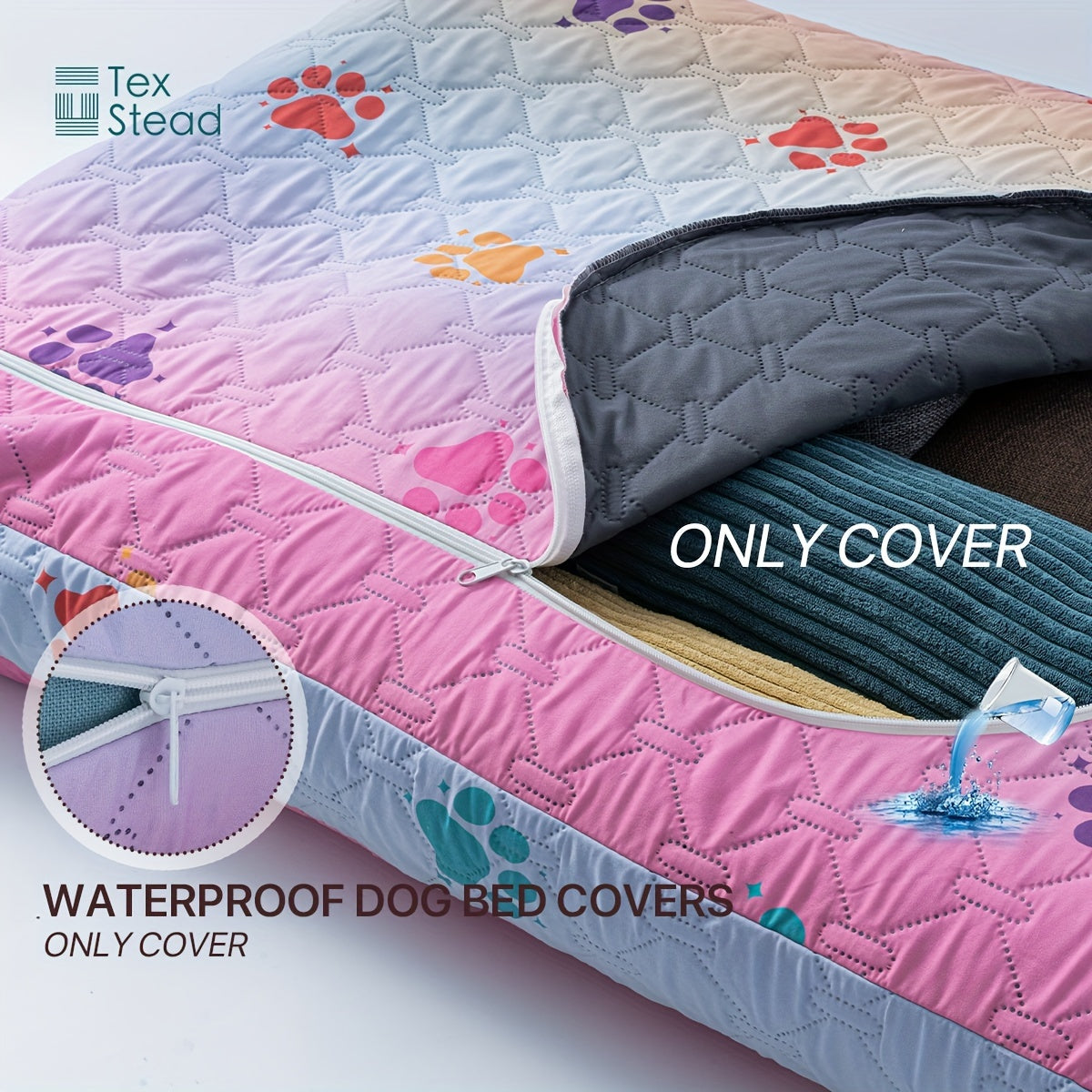 Dog Bed Protector Removable, Washable, Anti-Leak Paw Cover