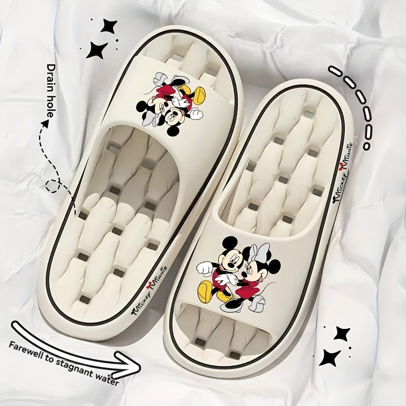 DISNEY Mickey & Minnie Mouse EVA Slippers – Unisex Non-Slip Indoor Outdoor