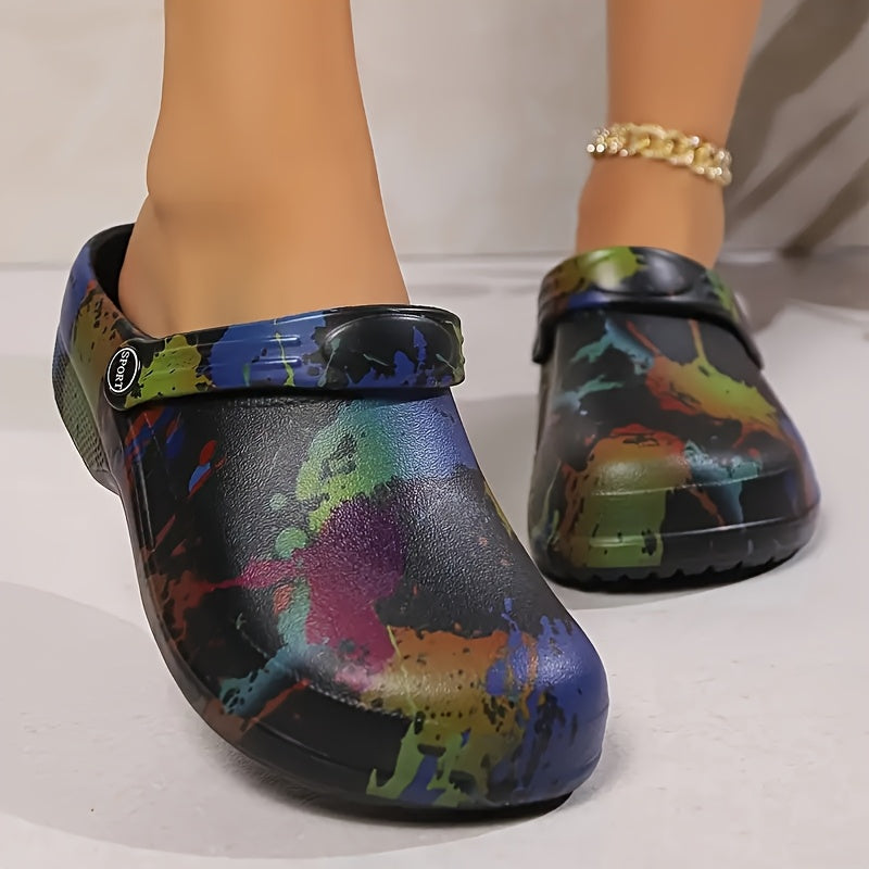 Women’s Summer EVA Clogs – Breathable Soft Slip-On Sandals, Thick Sole