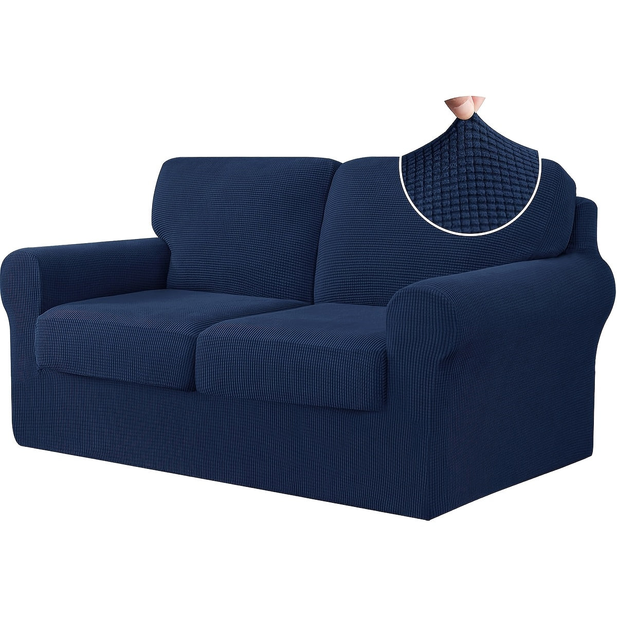Elastic Sofa Cover Set – Soft 2/3/4PCS Slipcovers for Living Room, Office