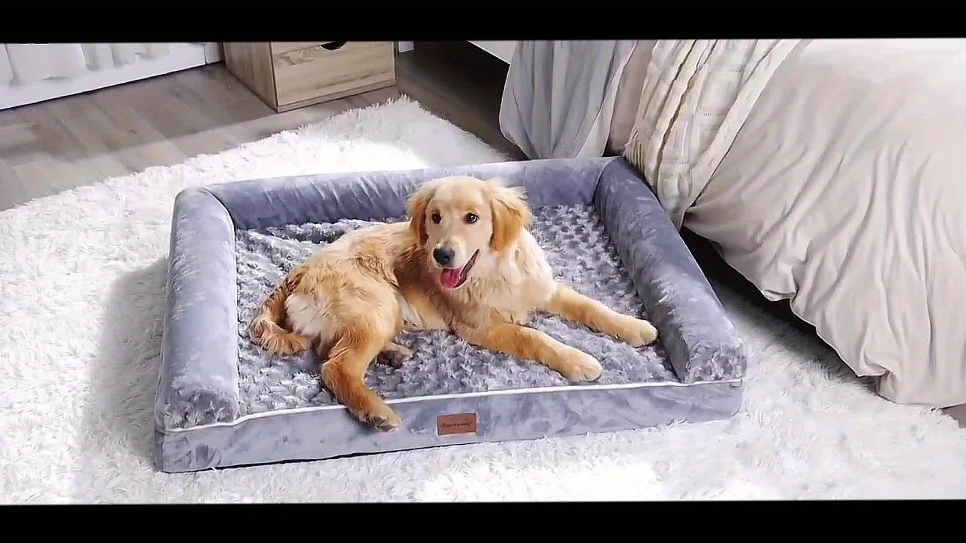 BFPETHOME Orthopedic Dog Bed for Large Dogs – Easy to Wash