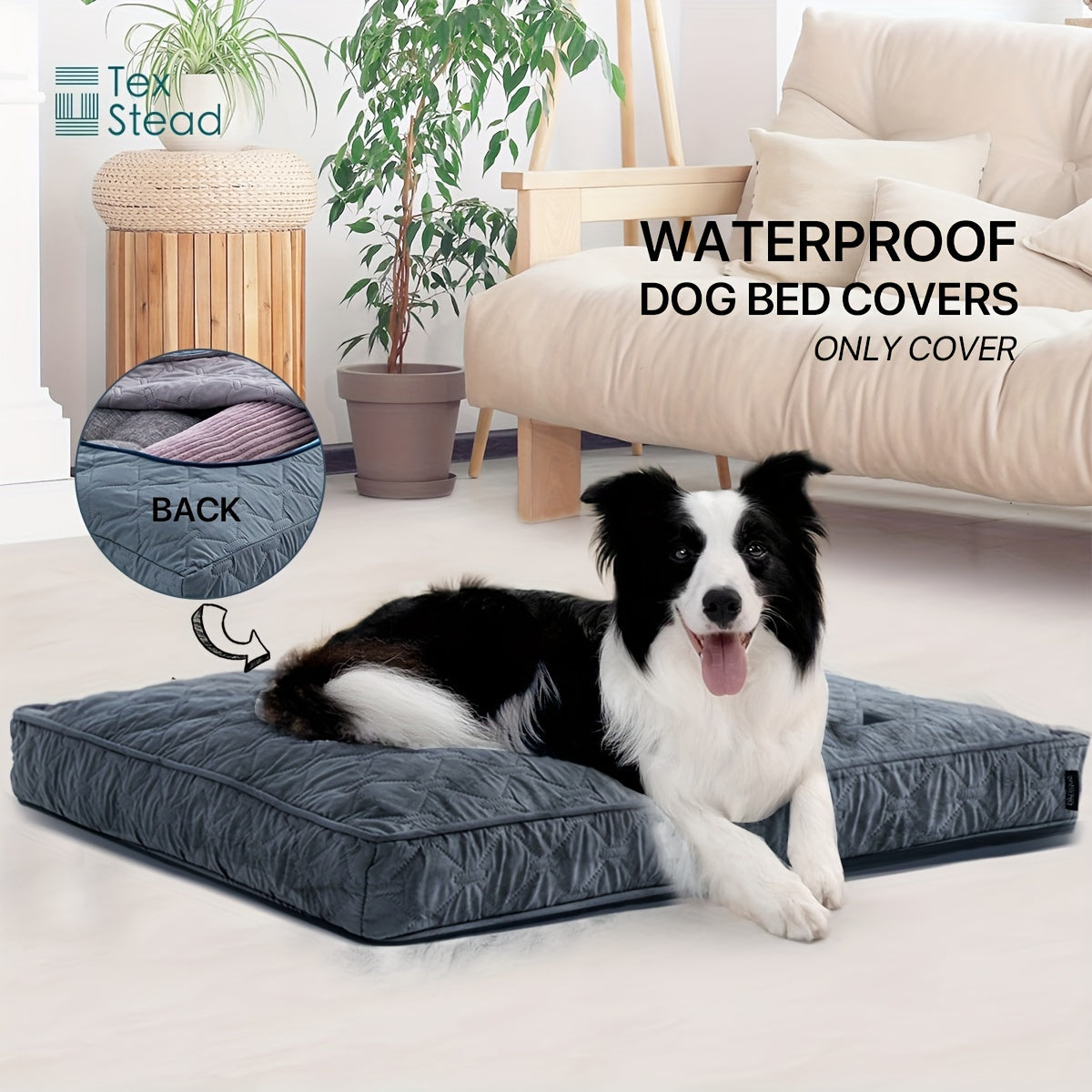Dog Bed Protector Removable, Washable, Anti-Leak Paw Cover