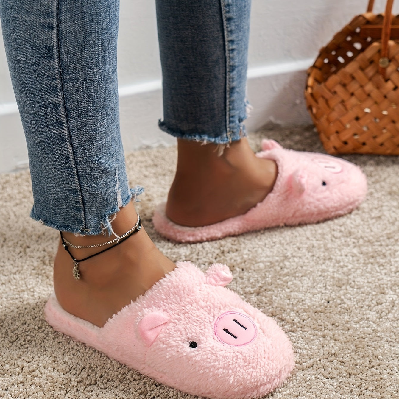 Women’s Winter Faux Furry Slippers 2025 – Indoor Home Warm House Shoes