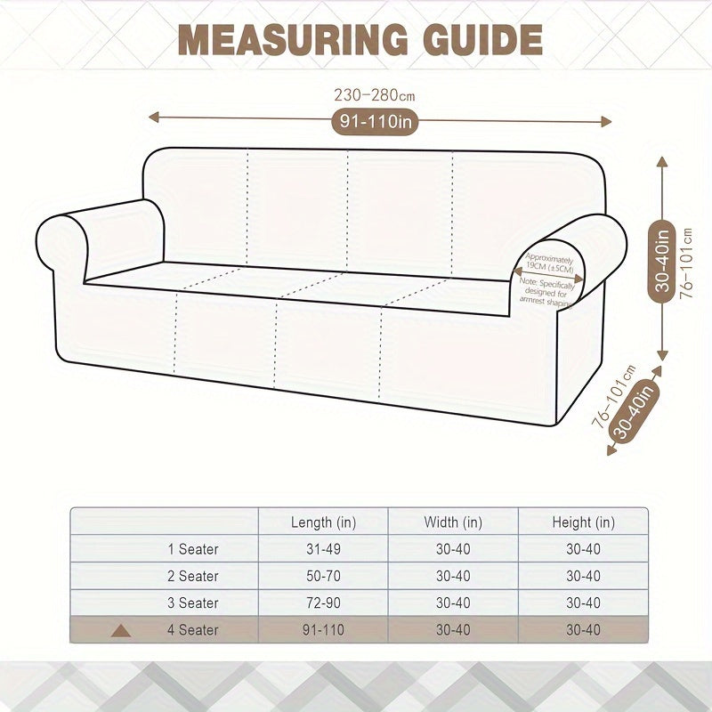 All-Season Non-Slip Sofa Cover – Pet-Friendly & Washable