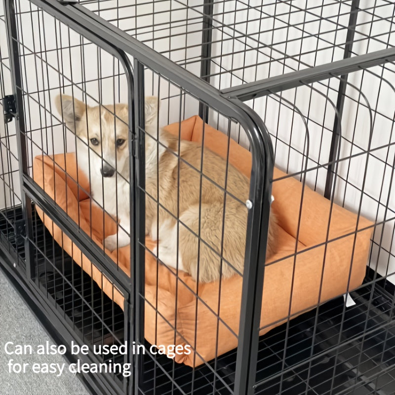 All-Season Moisture-Resistant Pet Bed – Soft Oxford Fabric Dog & Cat Bed
