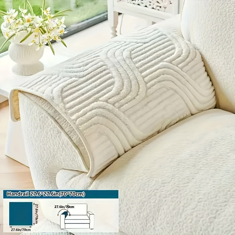 Plush Non-Slip Sofa Cover – Luxury Pet-Friendly Washable Couch Protector