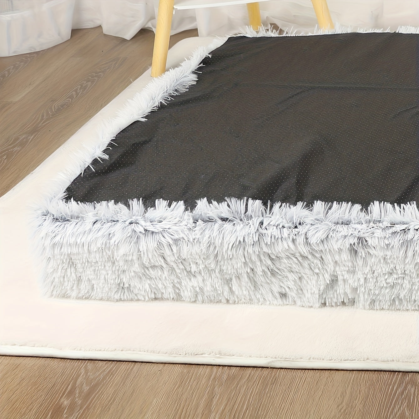 Plush Non-Slip Dog & Cat Bed – Rectangular Pet Sofa Mat for Deep Sleep