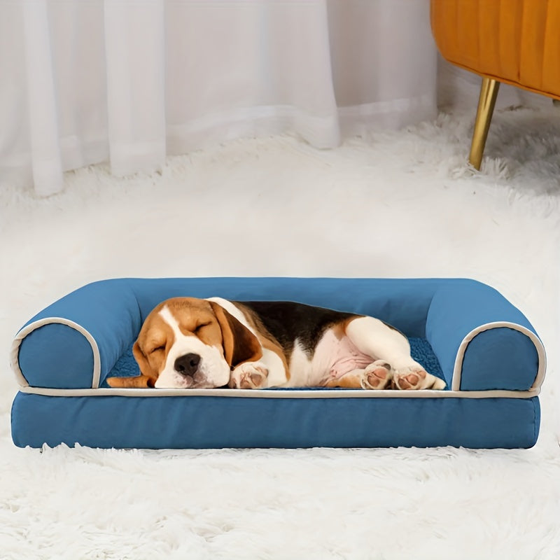 Cozy Pet Sofa Bed for Dogs & Cats – Warm, Breathable & Thickened for Deep Sleep