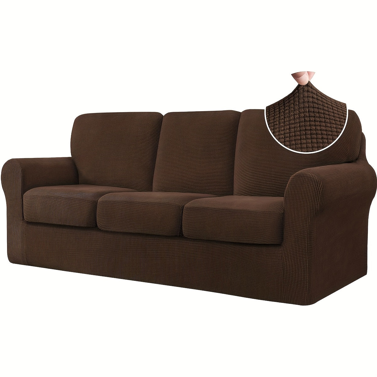 Elastic Sofa Cover Set – Soft 2/3/4PCS Slipcovers for Living Room, Office