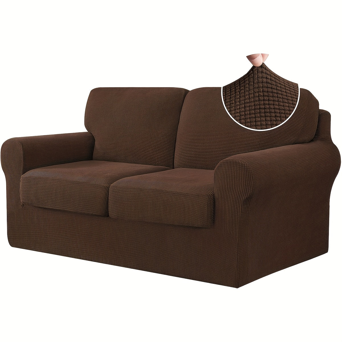 Elastic Sofa Cover Set – Soft 2/3/4PCS Slipcovers for Living Room, Office
