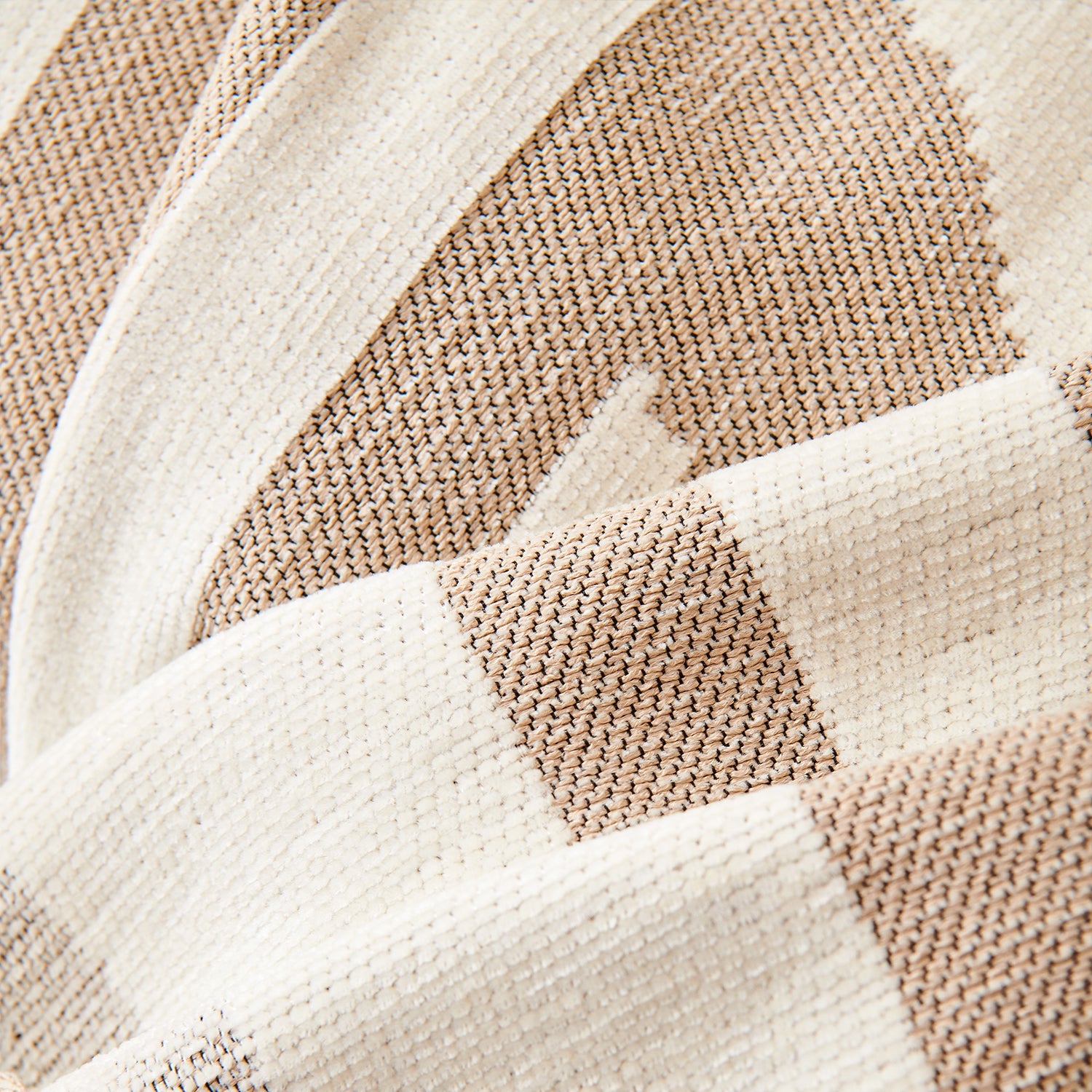 Geometric Boho Chenille Fabric Blanket Sofa Cover