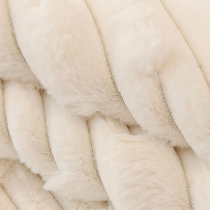 Rabbit Velvet Thickened Sofa Cover