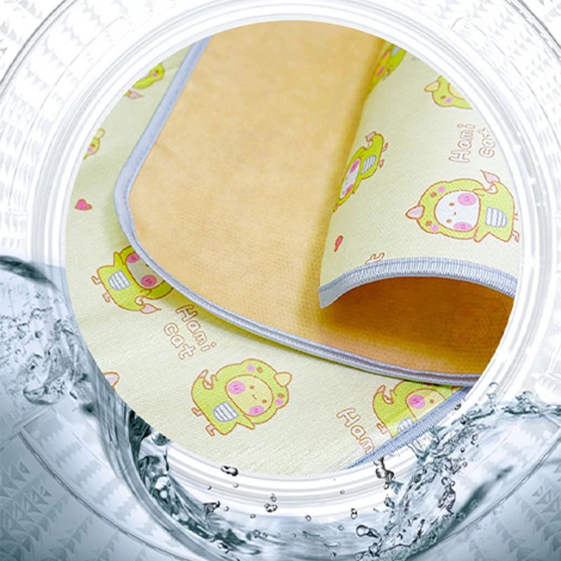 Cartoon Ice Silk Cooling Pet Mat – Summer Dog & Cat Cooling Pad