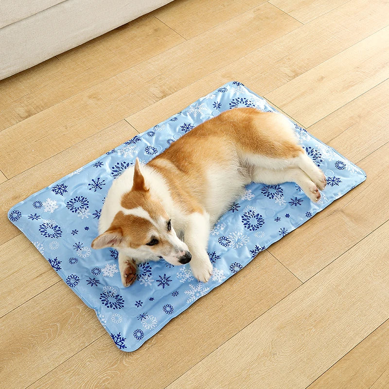 Self-Cooling Dog Mat – Summer Pet Cooling Pad for Cats & Dogs, Crate & Indoor Use