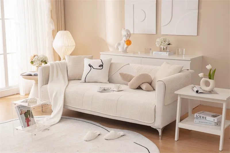 Thicken Plush Anti-slip Sofa Covers