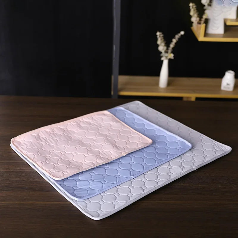 Extra Large Dog Cooling Mat – Summer Ice Pad Bed for Small & Big Dogs, Cats