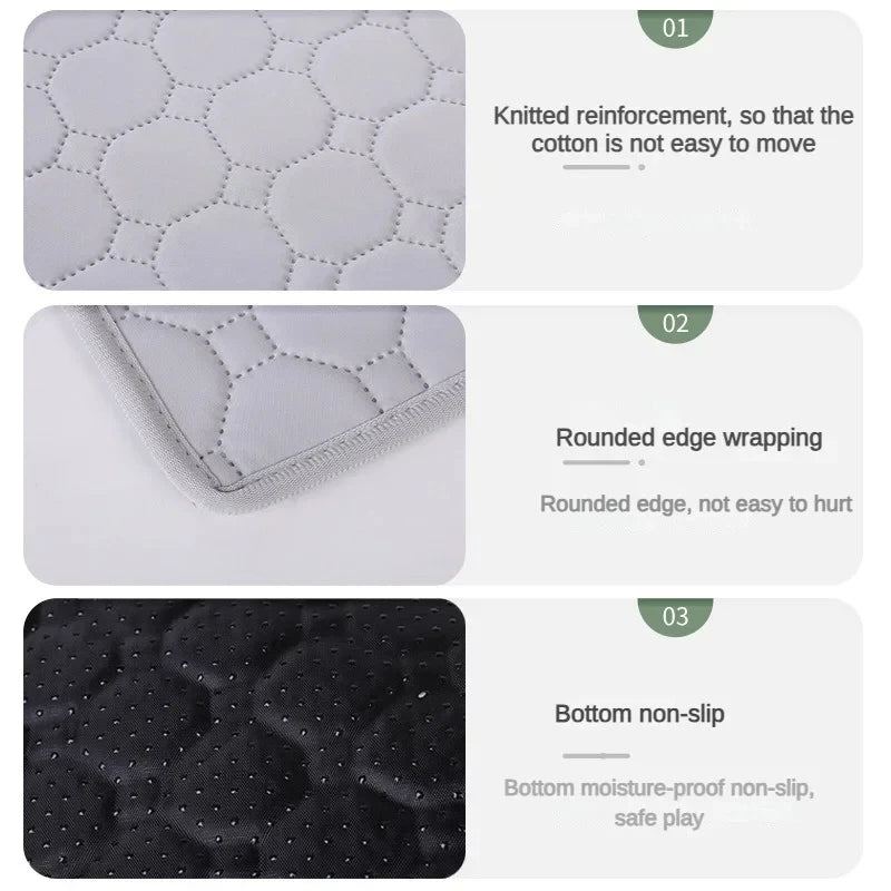 Extra Large Dog Cooling Mat – Summer Ice Pad Bed for Small & Big Dogs, Cats