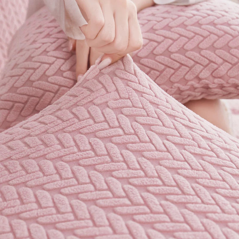 Anti-Slip Wheat Sofa Cover