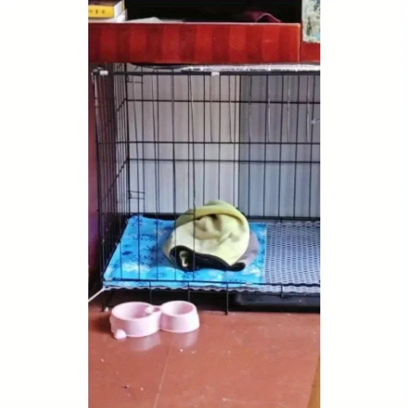 Pet Ice Cooling Mat – Summer Dog & Cat Sleeping Cushion | Washable Bed