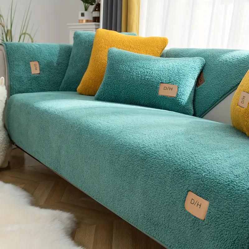 Cozy & Durable Sherpa Fleece Sofa Cover