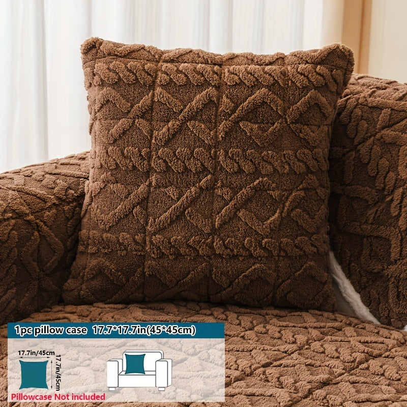 Bosimi Machine Washable Sofa Cover Plush Padded & Non-Slip