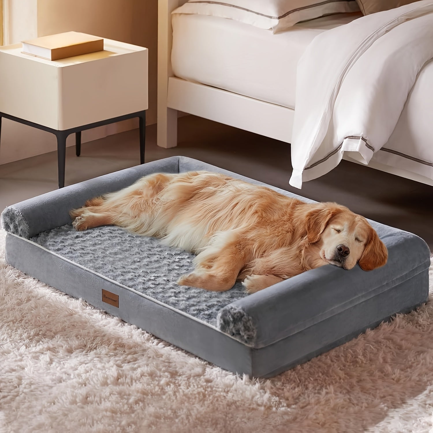 BFPETHOME Orthopedic Dog Bed for Large Dogs – Easy to Wash