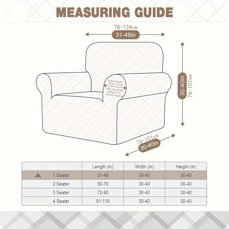All-Season Non-Slip Sofa Cover – Pet-Friendly & Washable