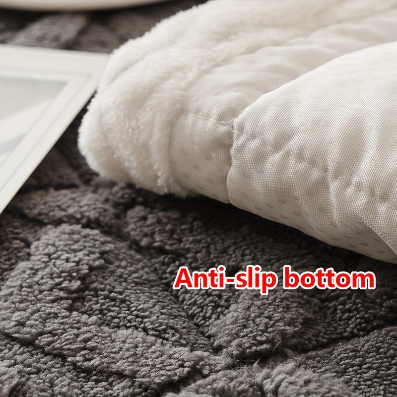 Bosimi Machine Washable Sofa Cover Plush Padded & Non-Slip