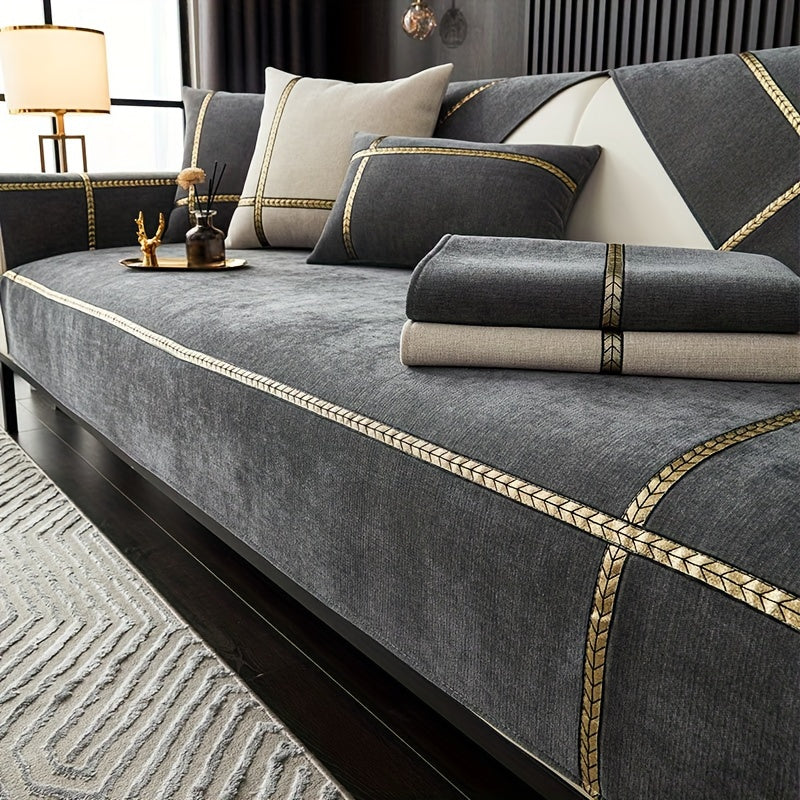 Universal Chenille Sofa Cover | Luxury & Pet-Friendly Furniture Protector