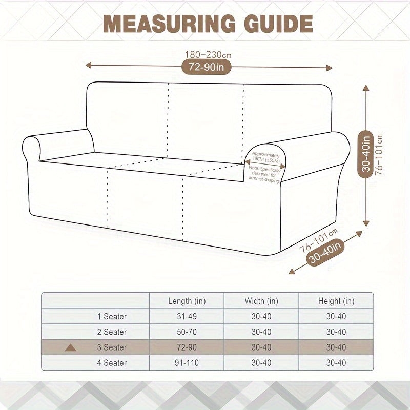 All-Season Non-Slip Sofa Cover – Pet-Friendly & Washable