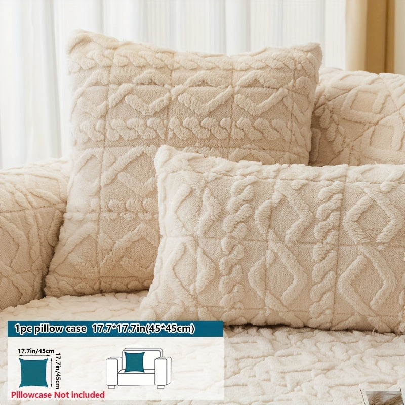 Bosimi Machine Washable Sofa Cover Plush Padded & Non-Slip
