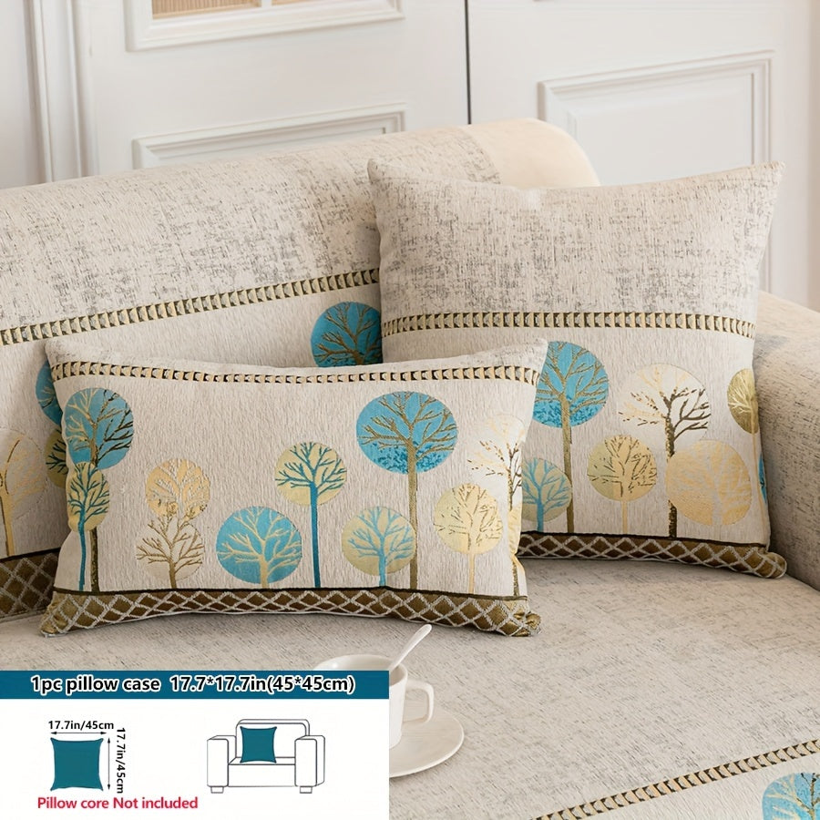 Luxurious Bohemian Chenille Sofa Cover – Non-Slip, Pet-Friendly, Washable