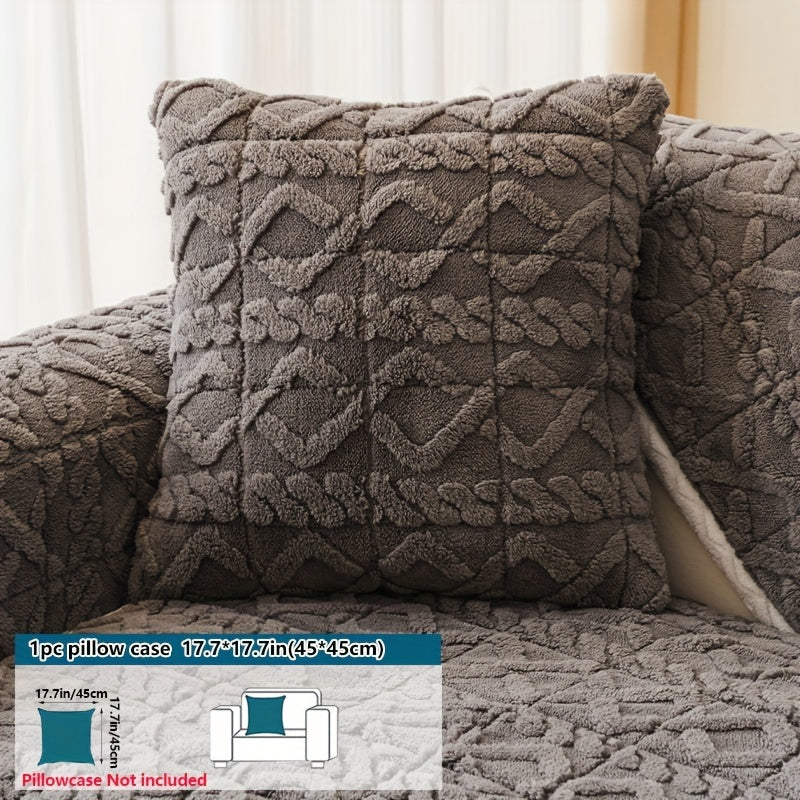 Bosimi Machine Washable Sofa Cover Plush Padded & Non-Slip