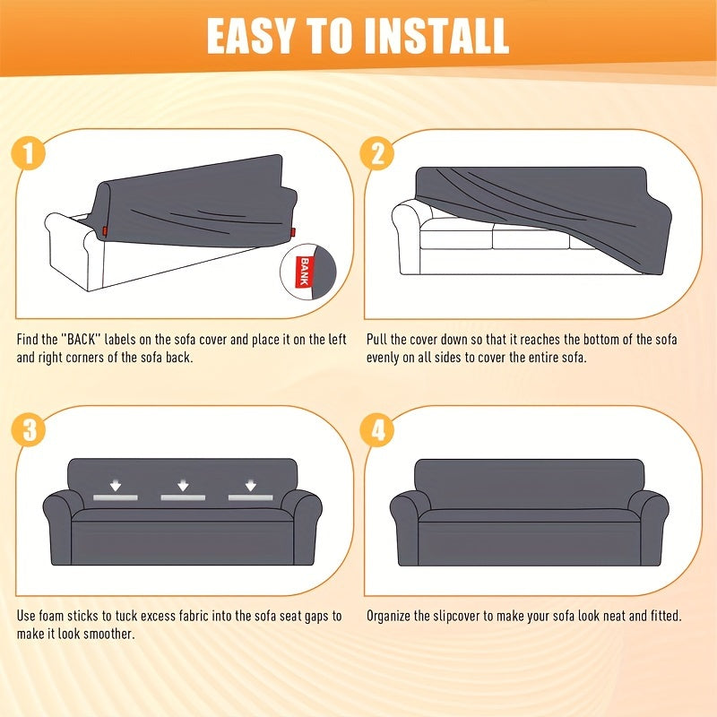 All-Season Non-Slip Sofa Cover – Pet-Friendly & Washable