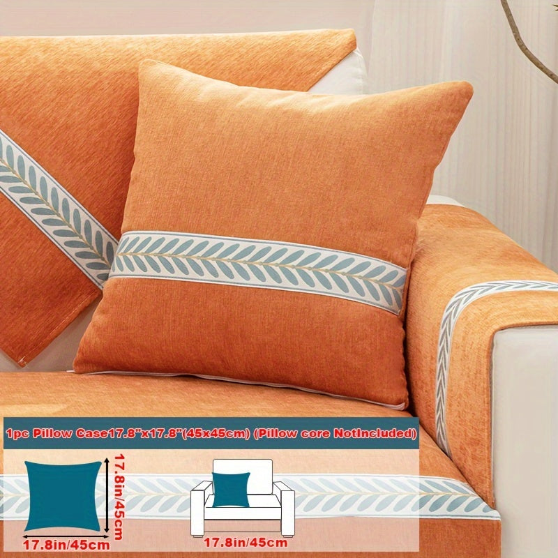 Chenille Sofa Cover – Pet-Friendly Slipcover for 1–4 Seaters, Anti-Slip, Washable