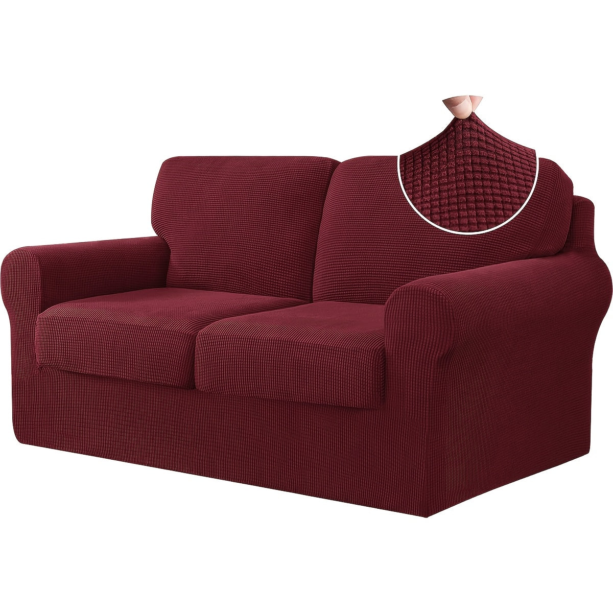 Elastic Sofa Cover Set – Soft 2/3/4PCS Slipcovers for Living Room, Office