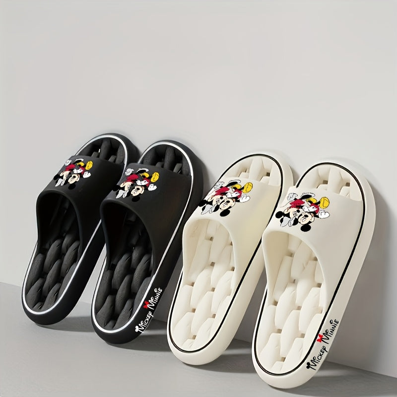 DISNEY Mickey & Minnie Mouse EVA Slippers – Unisex Non-Slip Indoor Outdoor