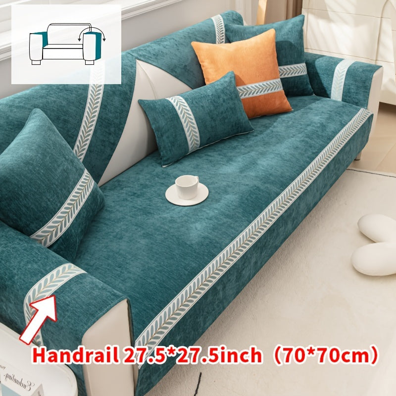 Chenille Sofa Cover – Pet-Friendly Slipcover for 1–4 Seaters, Anti-Slip, Washable