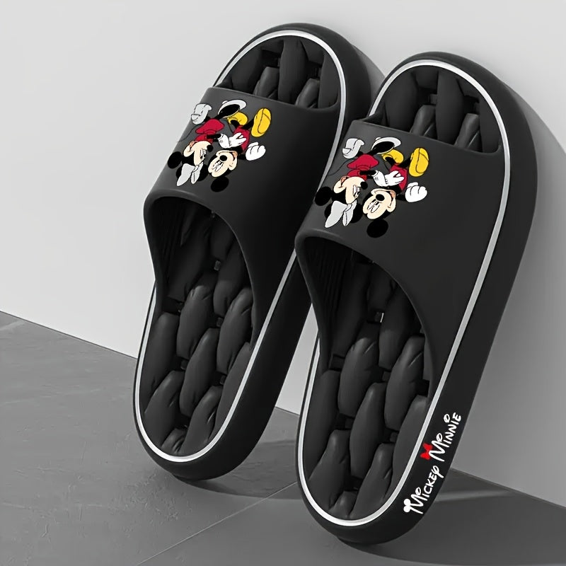 DISNEY Mickey & Minnie Mouse EVA Slippers – Unisex Non-Slip Indoor Outdoor