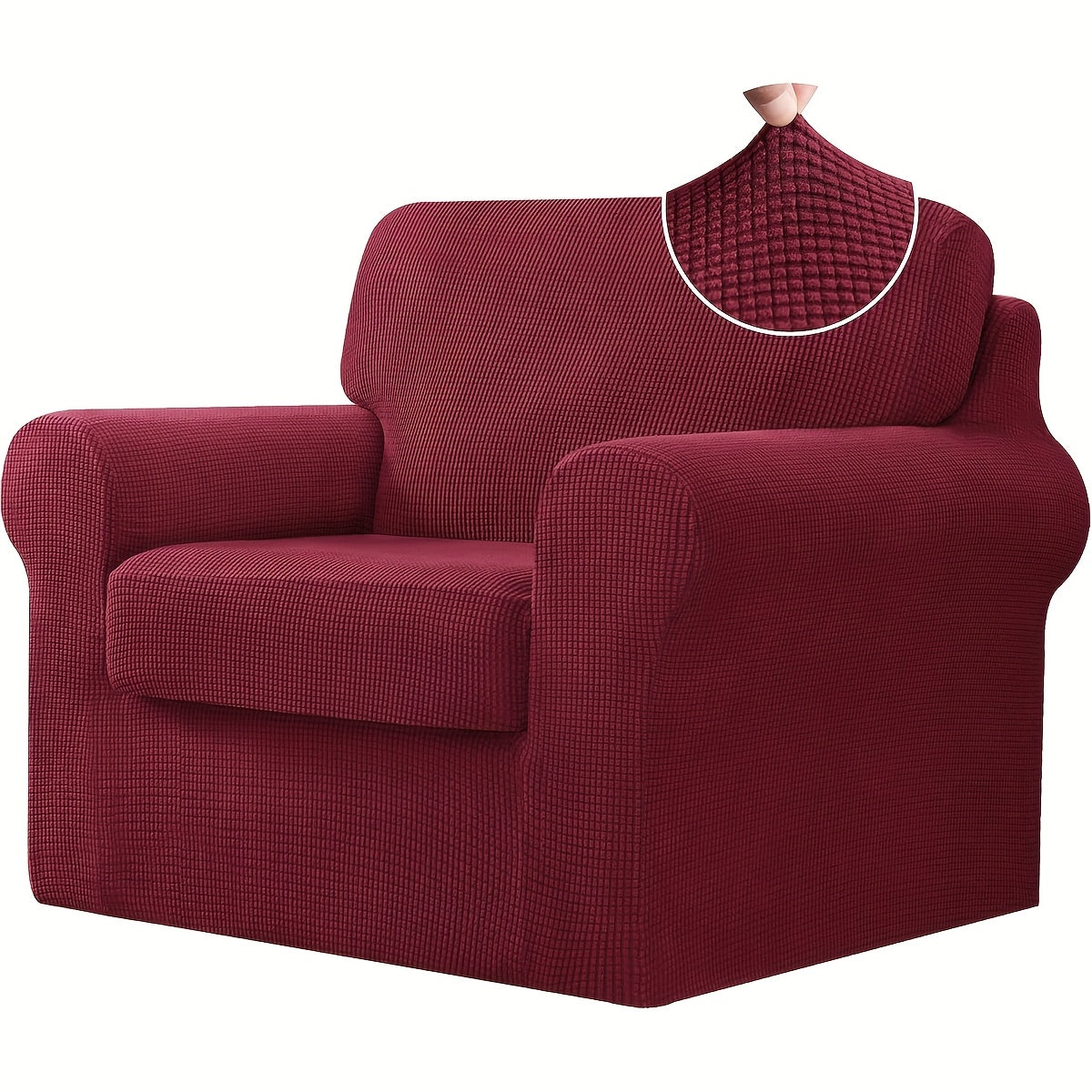 Elastic Sofa Cover Set – Soft 2/3/4PCS Slipcovers for Living Room, Office
