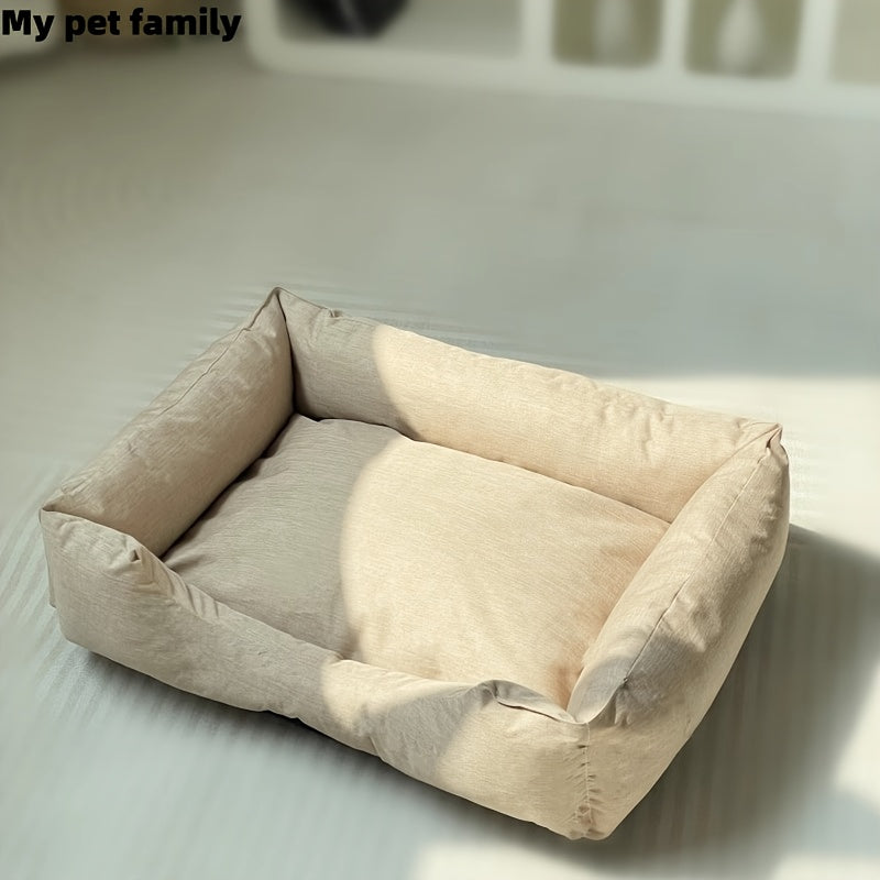 All-Season Moisture-Resistant Pet Bed – Soft Oxford Fabric Dog & Cat Bed