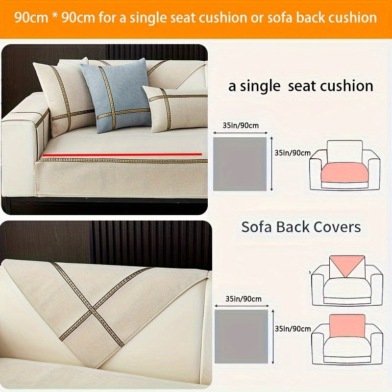 Universal Chenille Sofa Cover | Luxury & Pet-Friendly Furniture Protector