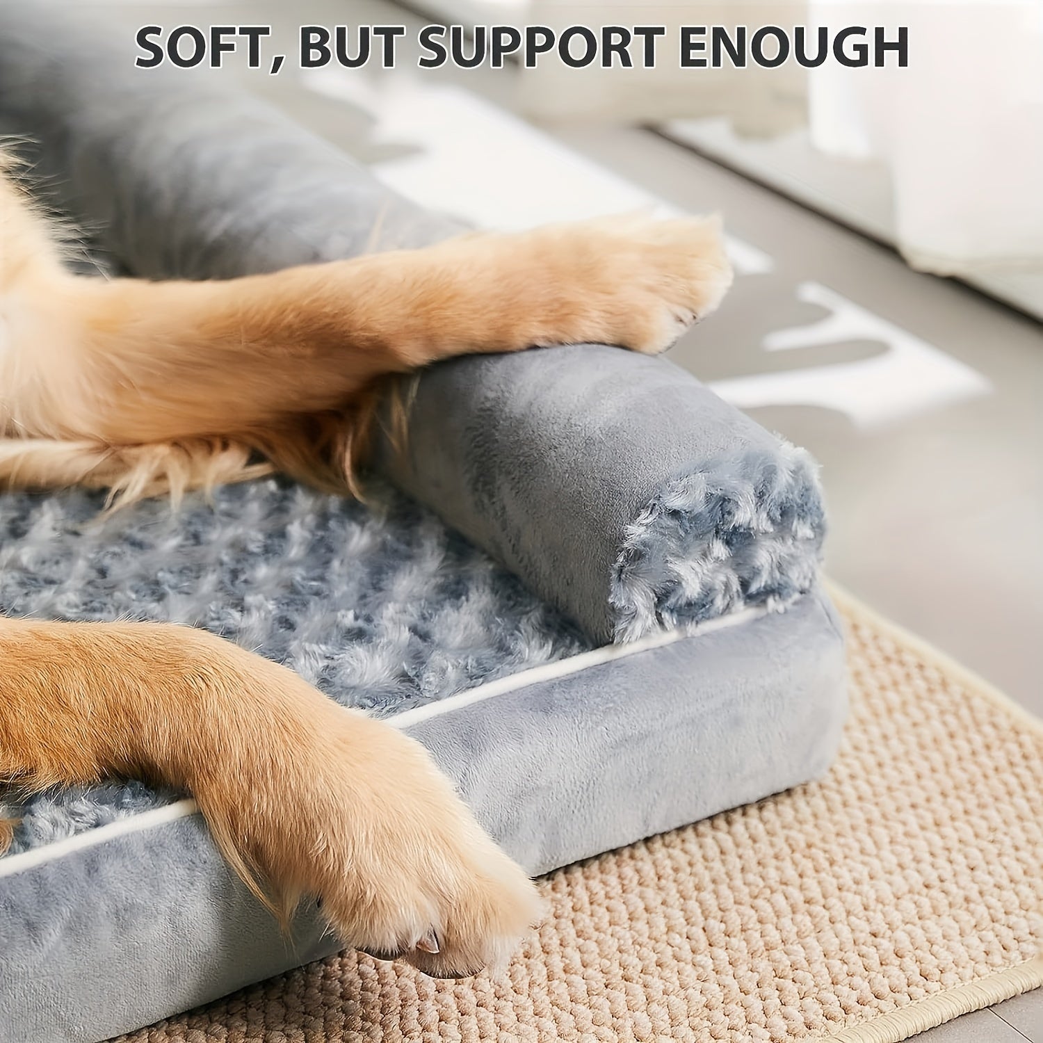 BFPETHOME Orthopedic Dog Bed for Large Dogs – Easy to Wash
