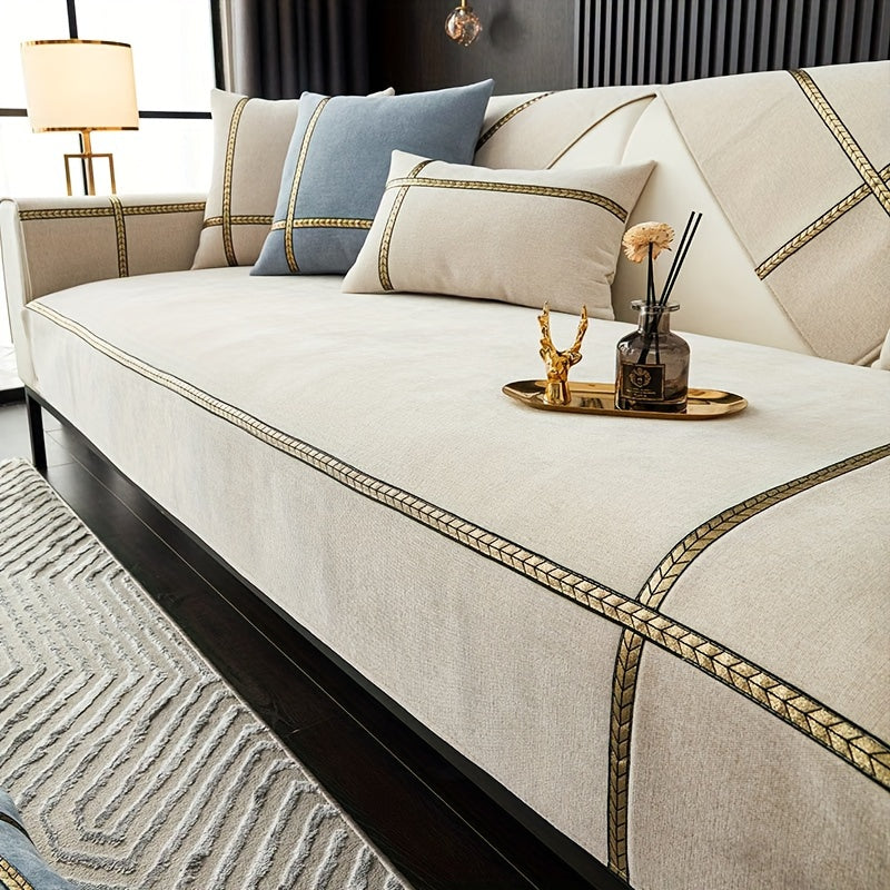 Universal Chenille Sofa Cover | Luxury & Pet-Friendly Furniture Protector