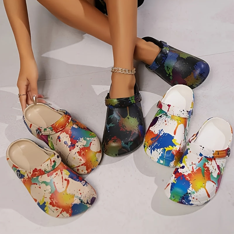 Women’s Summer EVA Clogs – Breathable Soft Slip-On Sandals, Thick Sole