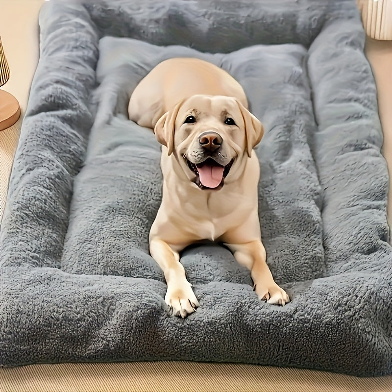 Oversized Plush Dog Sofa Bed – Thick Ultra-Soft Mattress for Small–Large Dogs